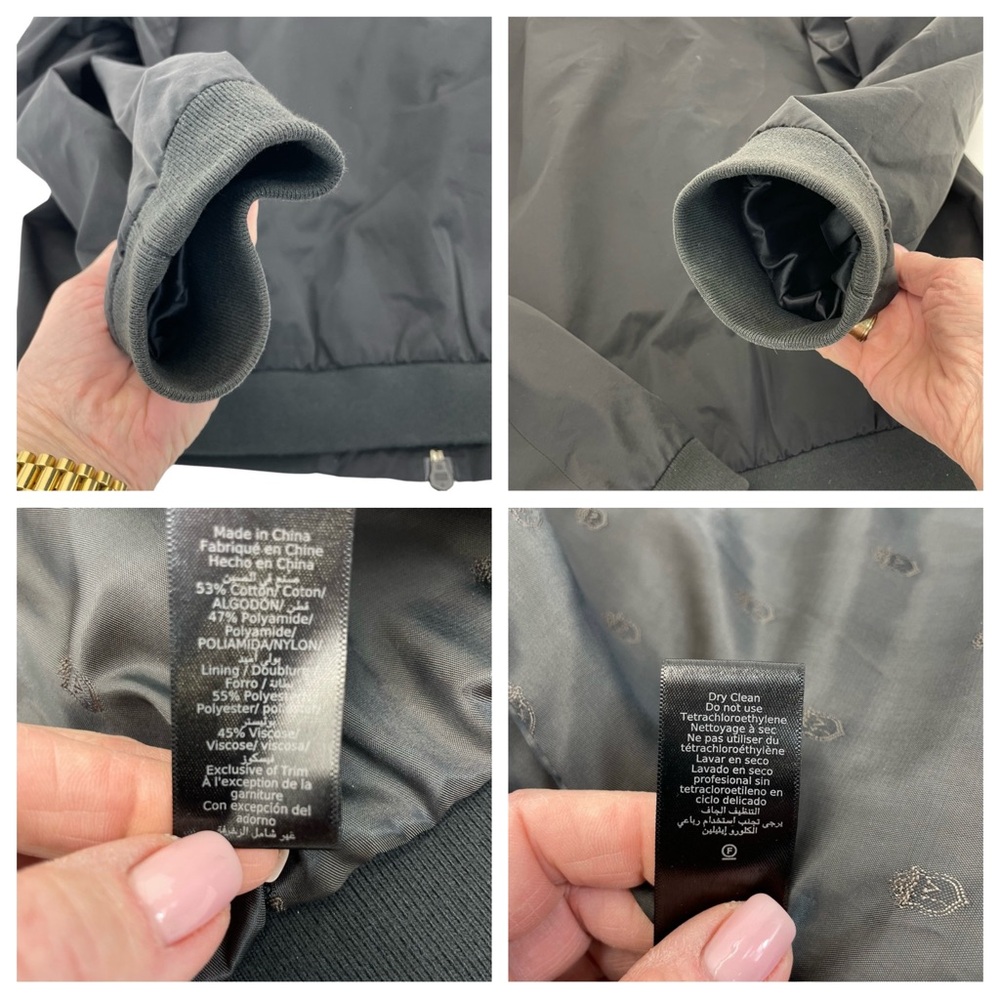 John Varvatos Bomber Jacket XXL Black - Picture 15 of 16